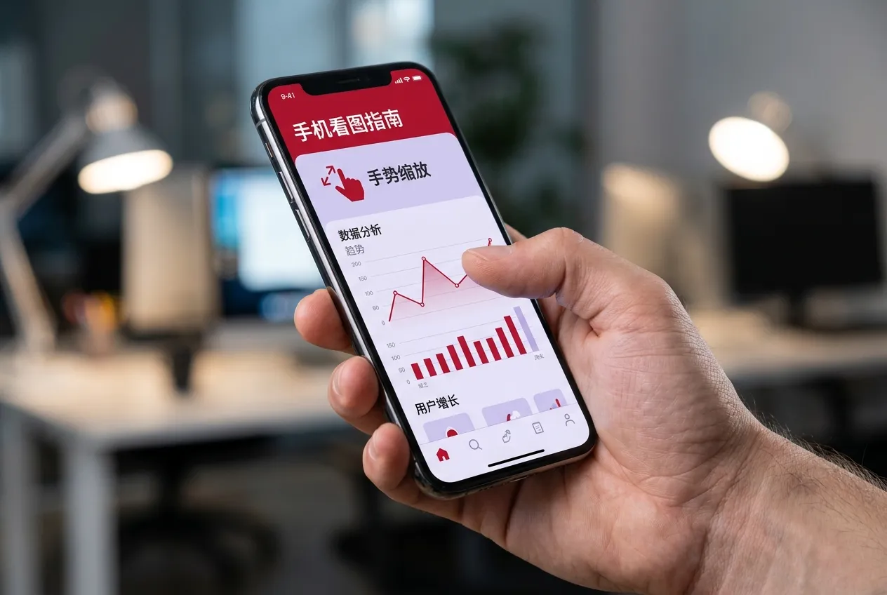 手机看图技巧 App 界面展示